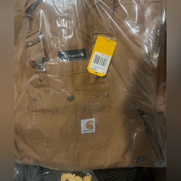 Carhartt Kids Tan Overalls - Picture 2 of 3